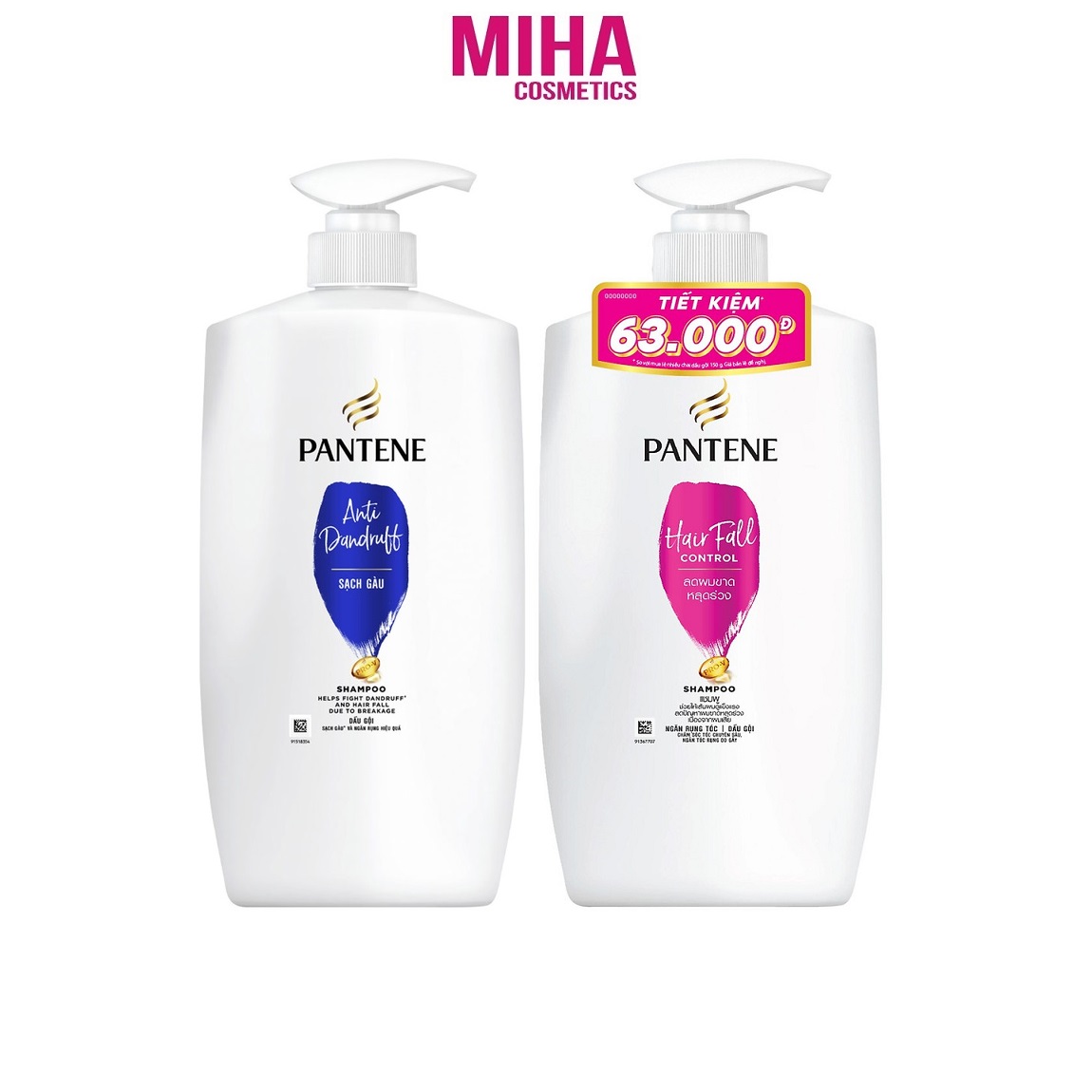 Dầu Gội Ngăn Rụng Tóc Sạch Gàu Pantene Shampoo 900ml