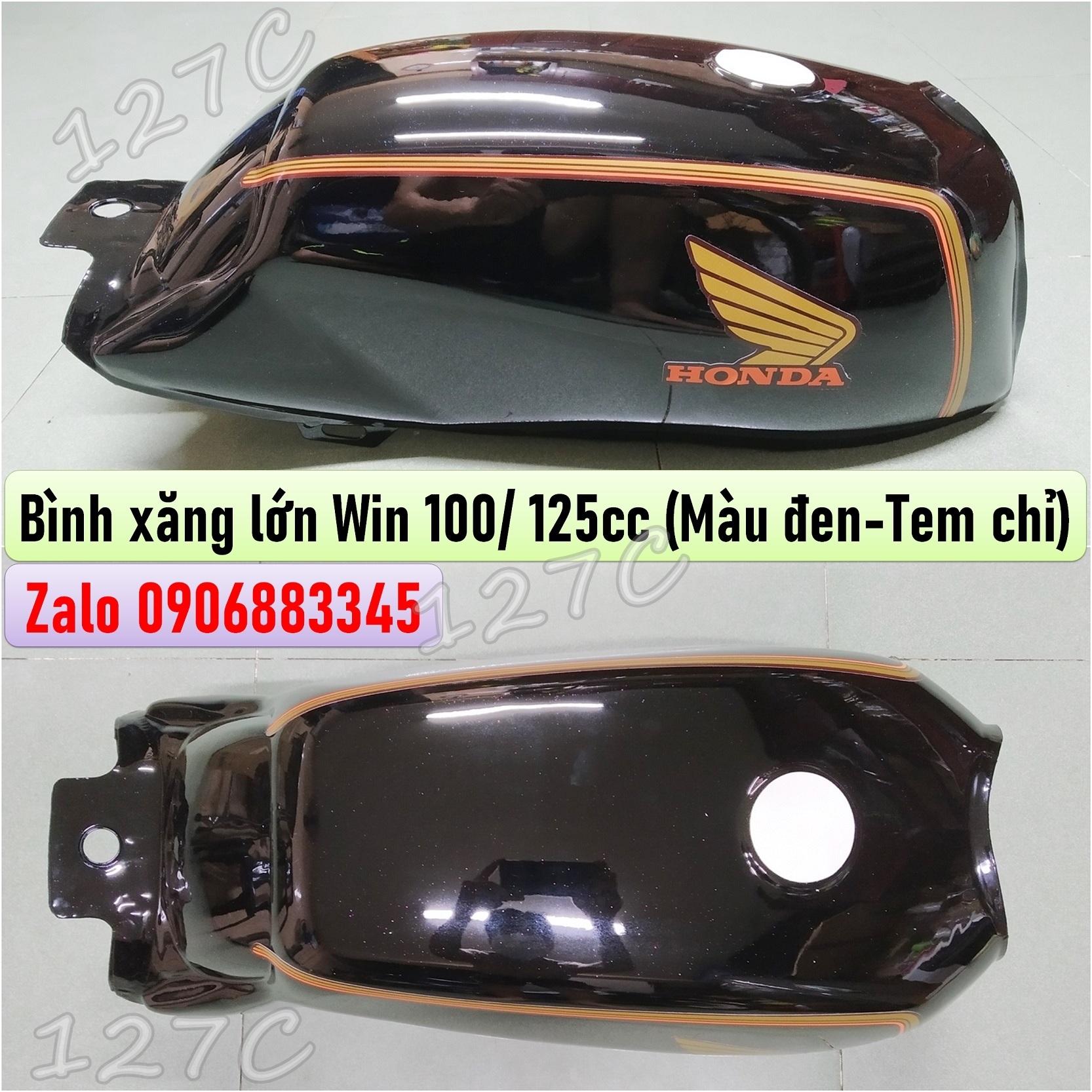 [HCM] Bình xăng lớn Win 100/ 125cc (Có tem hoặc không tem)
