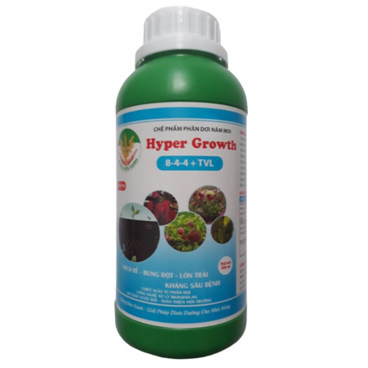Phân dơi dạng nước Hyper Growth 180ml Kích rễ - Bun đọt - Lớn trái