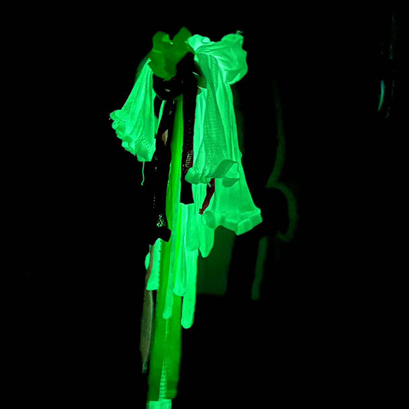 Sexy Women Luminous Fishnet Stockings Glow in the Dark Fishnets