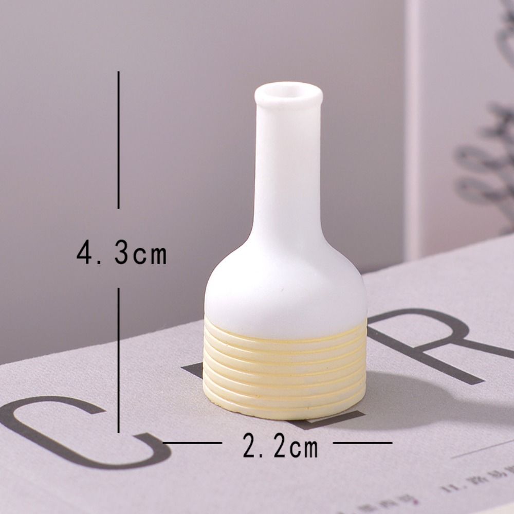 FDO0009 Đồ nhựa thủ công Bình nhỏ mô phỏng Nhỏ Không thấm nước Bình hoa nhỏ bằng nhựa Sáng Tạo Thủ công Bình tiểu cảnh Ngoài trời