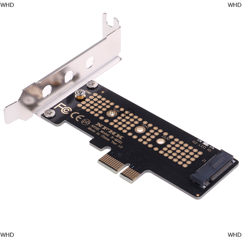 Thm thẻ chuyển đổi ssd nvme pcie m.2 ngff sang pcie x1 thẻ pcie x1 sang m.2 có giá đỡ