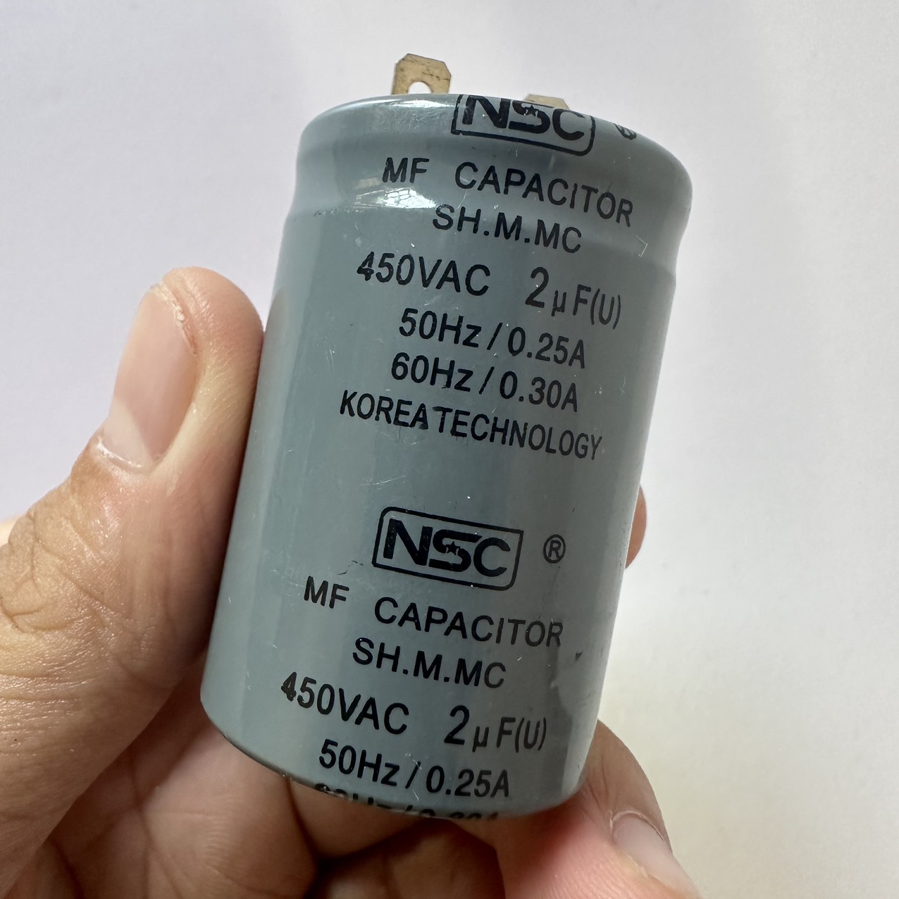 Tụ quạt dầu 2uf / 450v