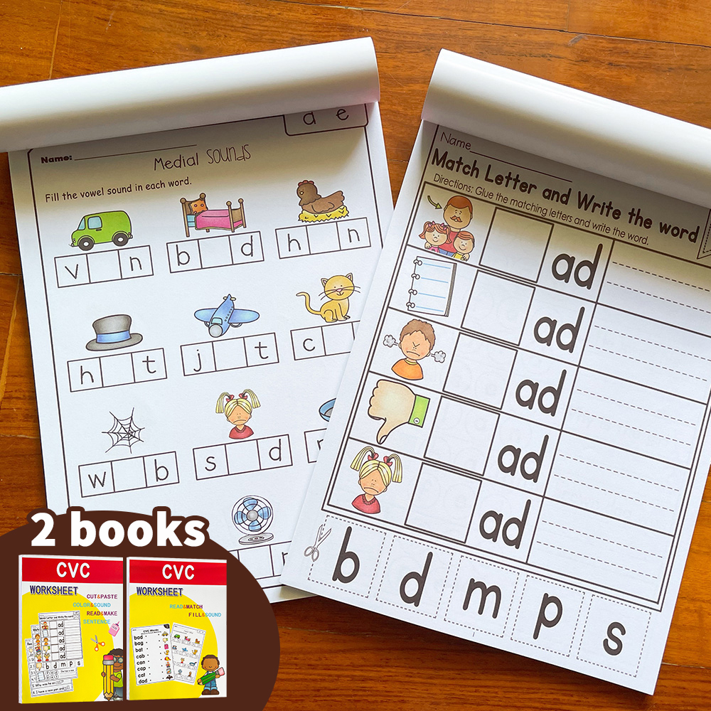 131 Cards Phonics CVC Words Flashcards Sight Word Flash Cards Toddler ...
