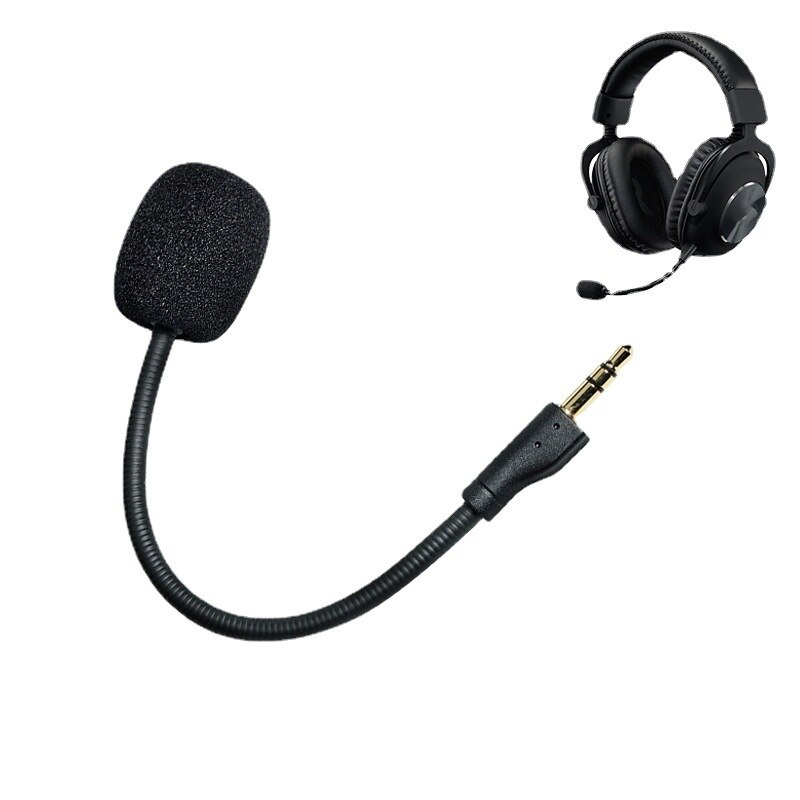 3.5mm Microphone For Logitech G Pro X Gaming Headphone Headsets 