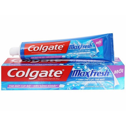 Lốc 3 tuýp KEM ĐÁNH RĂNG COLGATE MAX FRESH(hàng công ty 100%)