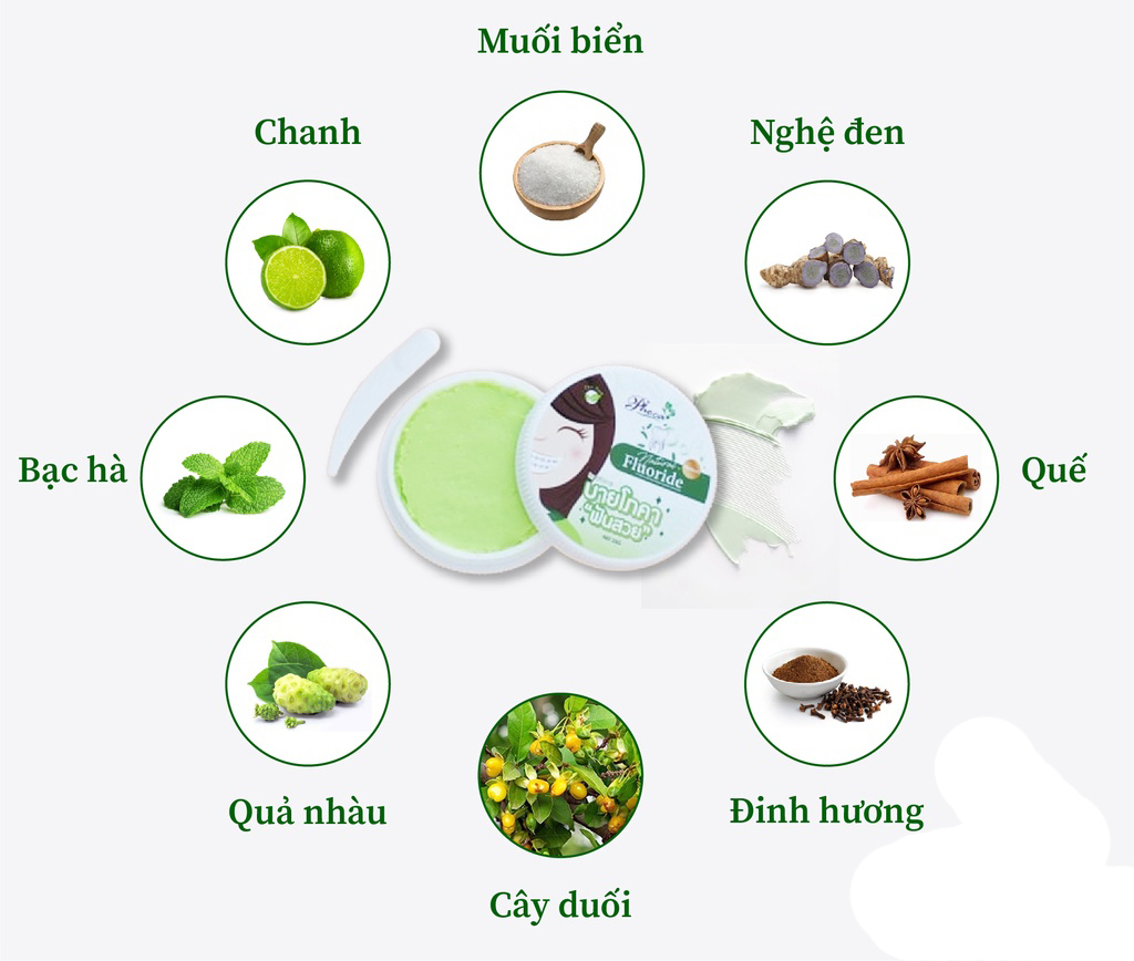 Kem đánh răng By Phoca Thái Lan hàng chính hãng