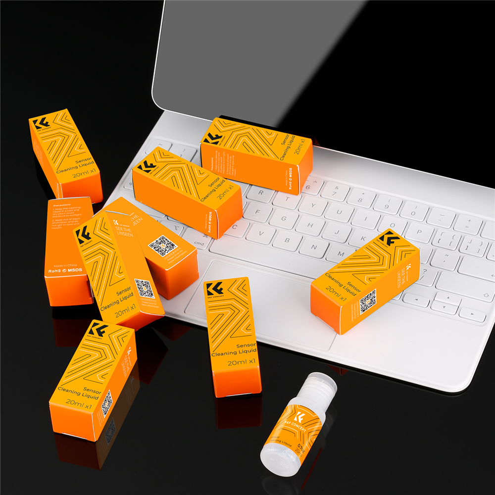 K&F Concept Camera Cleaner Solution Alcohol Free CCD CMOS 1pcs/2pcs Cleaning Fluid 20ml for DSLR Sensor Cleaning