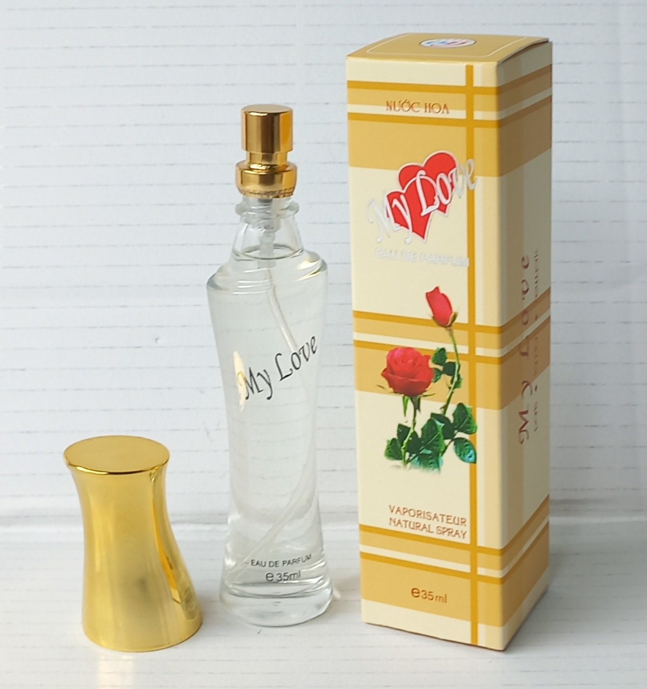 HCM [35ml] Nước hoa My Love hương Hoa Nhài ban mai Morning jasmine scent (Xanh da trời)