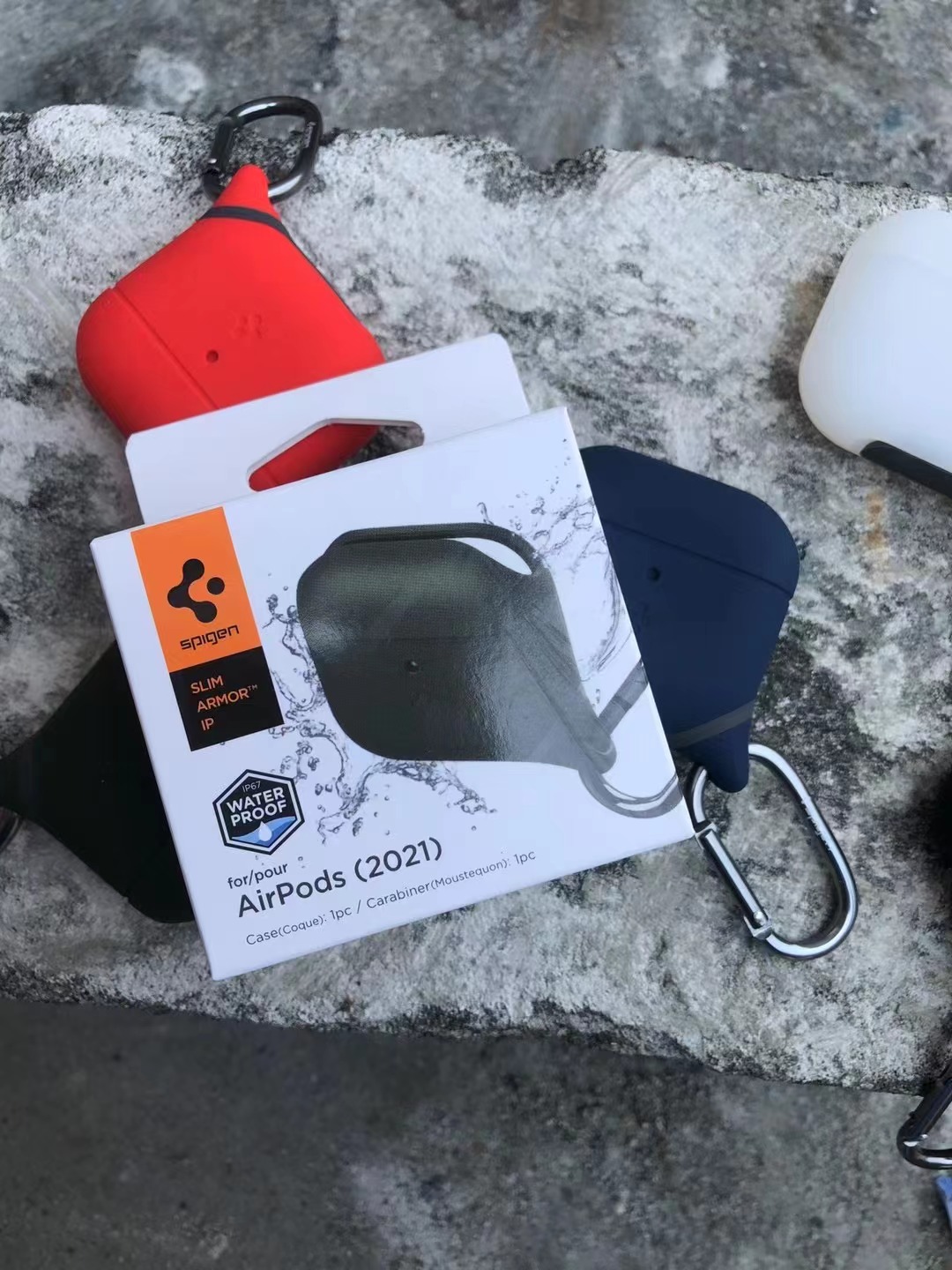 spigen case for apple Airpods 3rd generation silicone case anti fall case