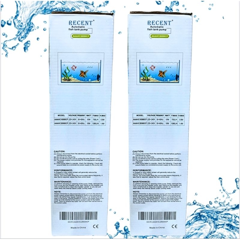 RECENT / HIKARI 28500 Pompa cleaner pump aquarium kolam