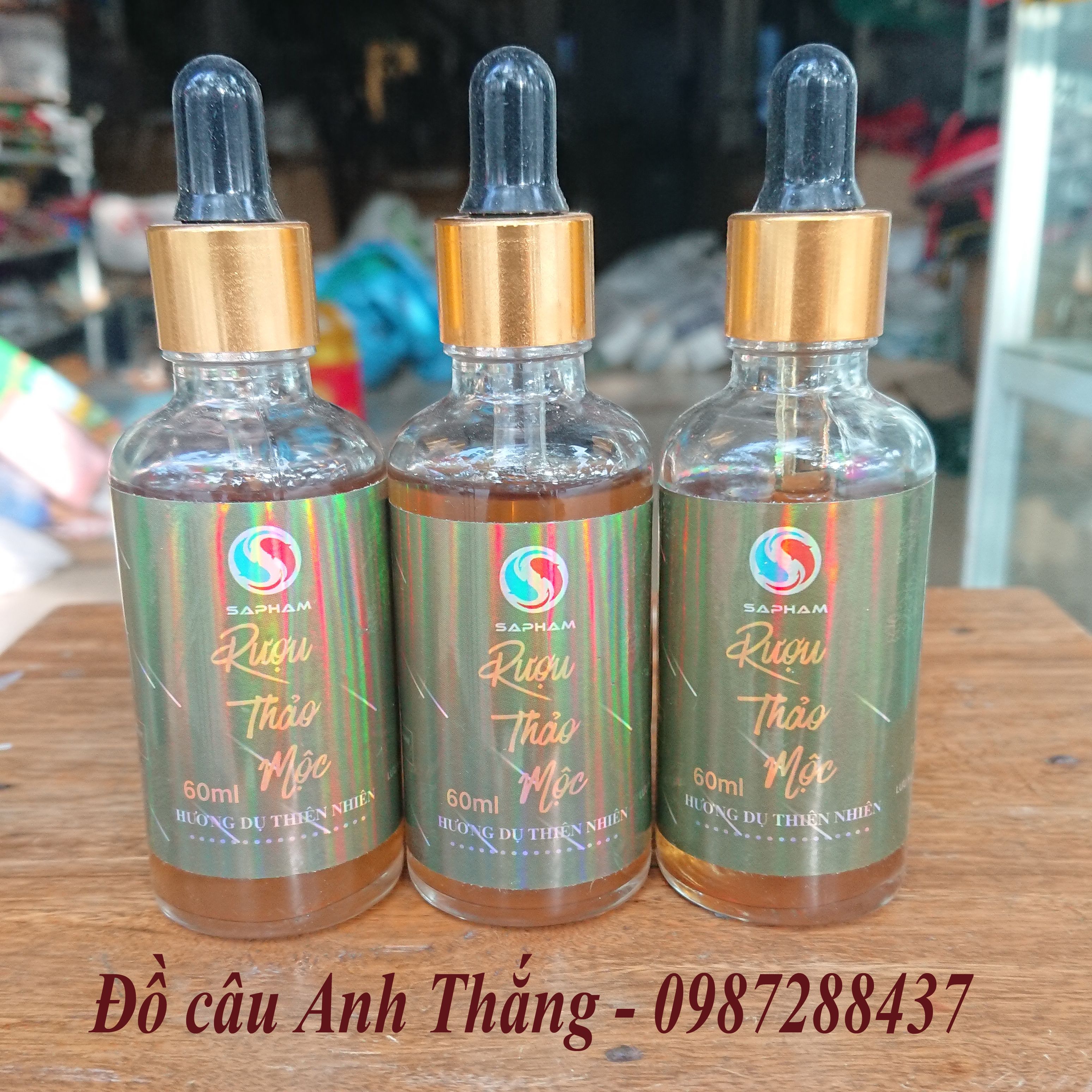 Ruou thảo mộc mồi câu Sa Phạm