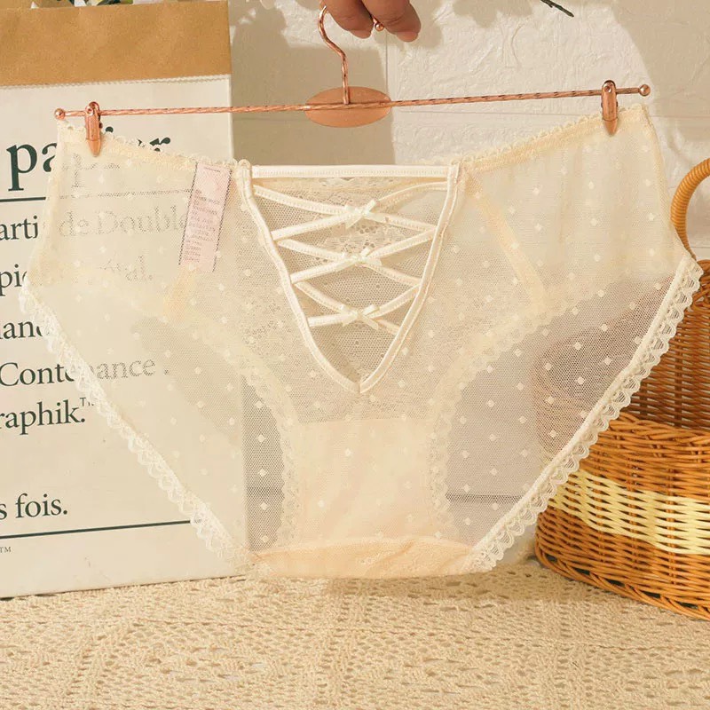 Quần Lót Đan Dây Chéo - B.Lingerie