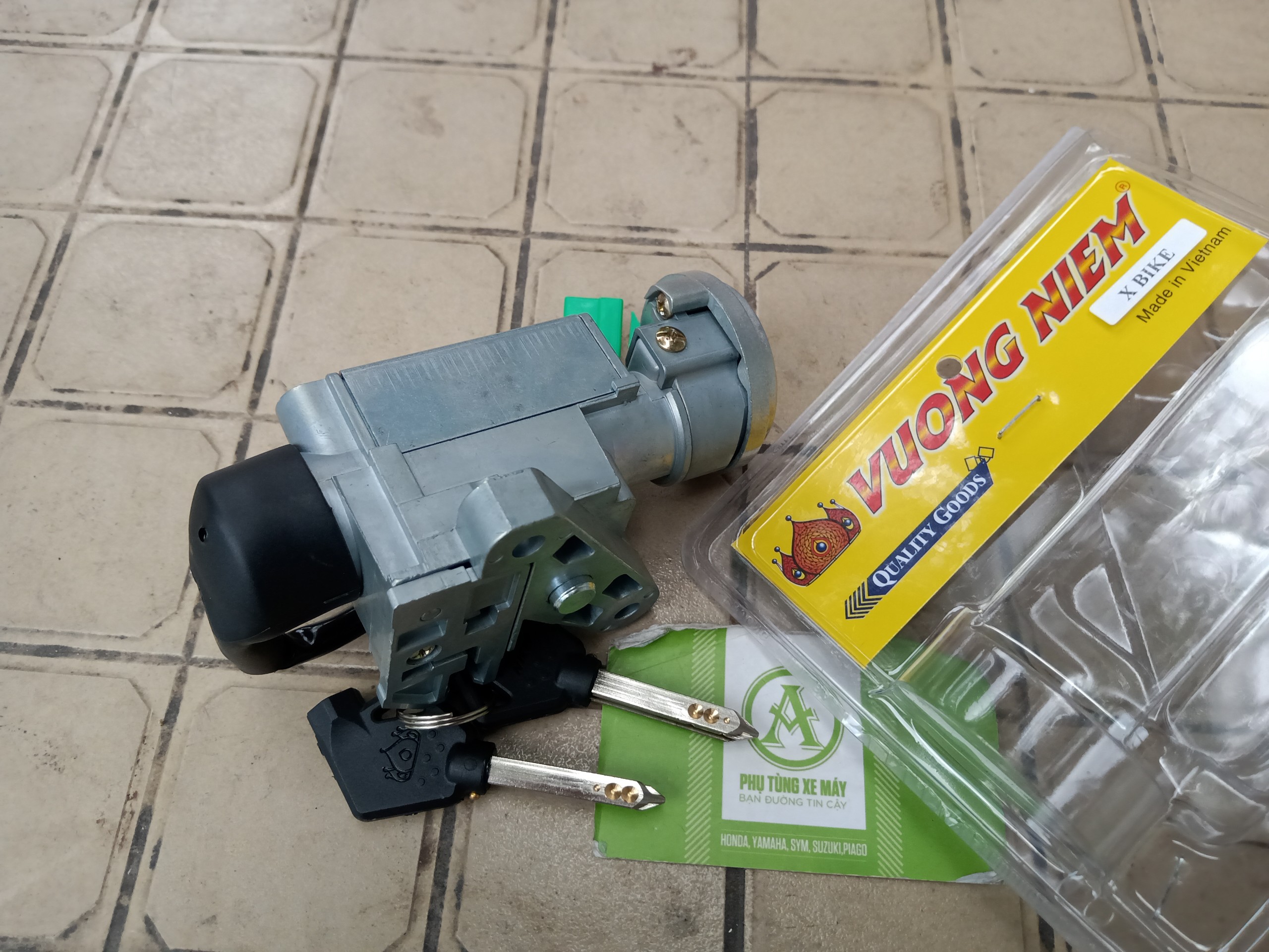 BỘ Ổ KHÓA XBIKE 6 CẠNH