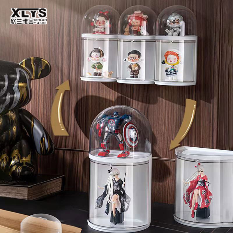 XINLANYASHE [Miễn Phí Vận Chuyển]Lưu trữ Kệ trưng bày, hình dạng búp bê, búp bê, bong bóng Mart, hộp hiển thị, khung, Tủ âm tường treo tường trong suốt