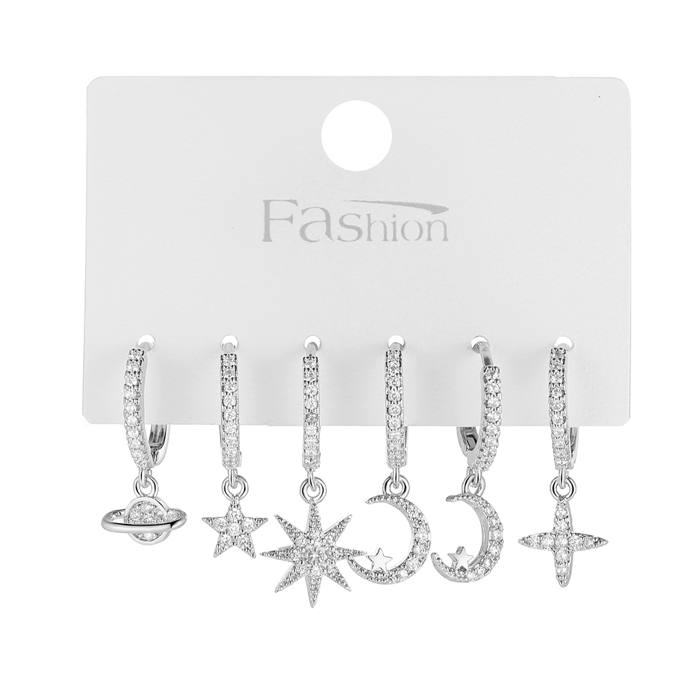 17MILE Fashion Resin Butterfly Pearl Heart Drop Earrings Set For Women Girls Acrylic Dangle Earrings Punk Metal Hoop Earrings Set 2022 Trend Set of Earrings Jewelry
