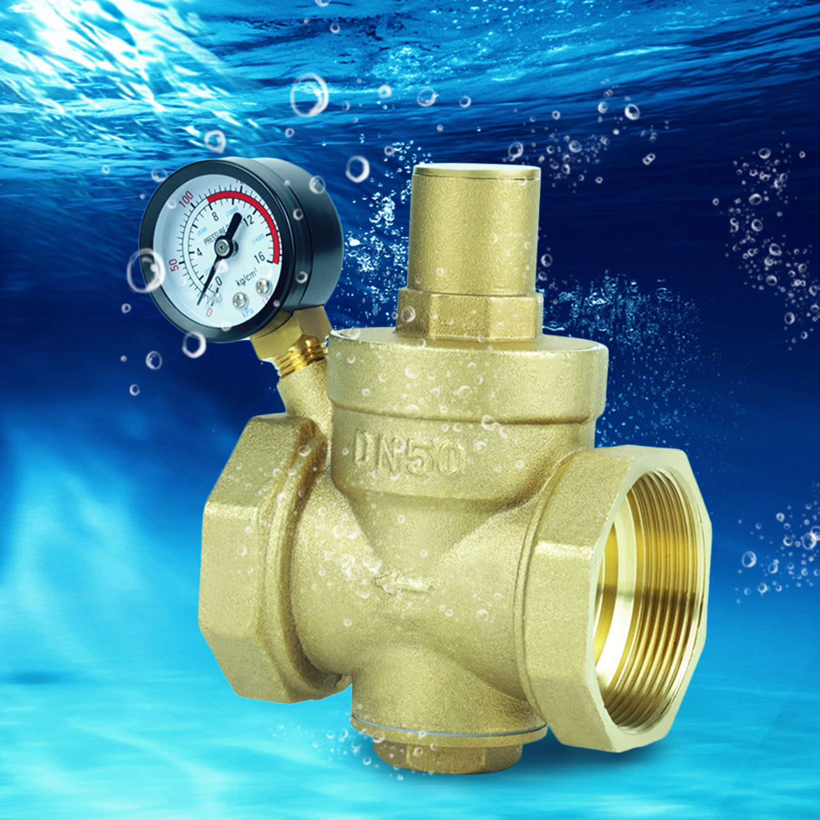 Núm điều chỉnh Van giảm áp BSP DN50 Van giảm áp Giảm áp cho hầu hết các thiết bị nước máy