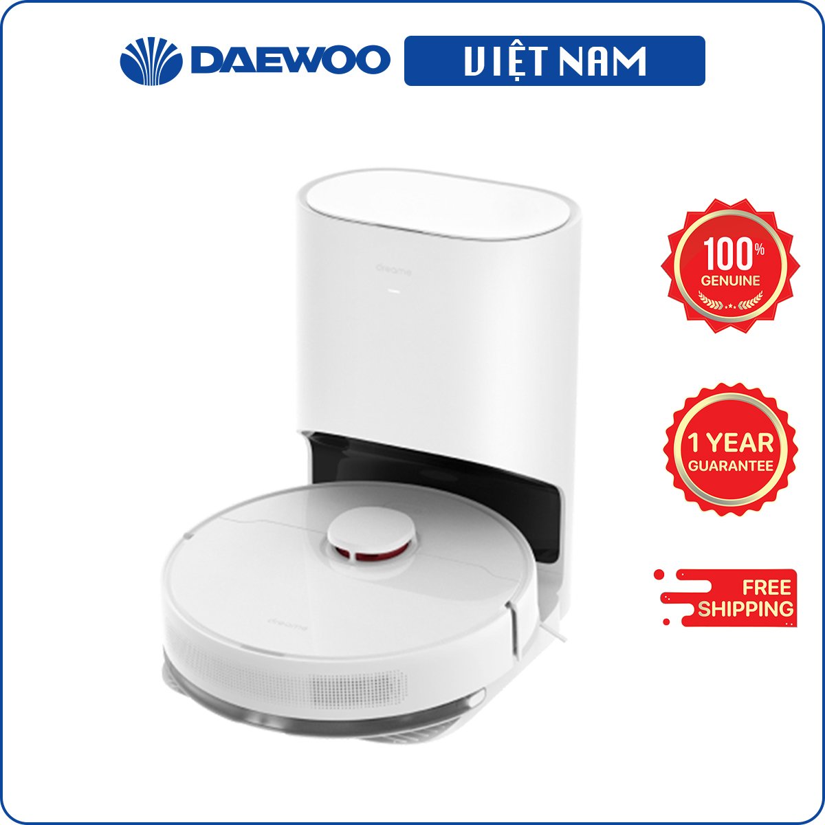Robot hút bụi lau nhà thông minh dreame d10 plus - pin 5200mah - bản quốc tế - bh 12 tháng