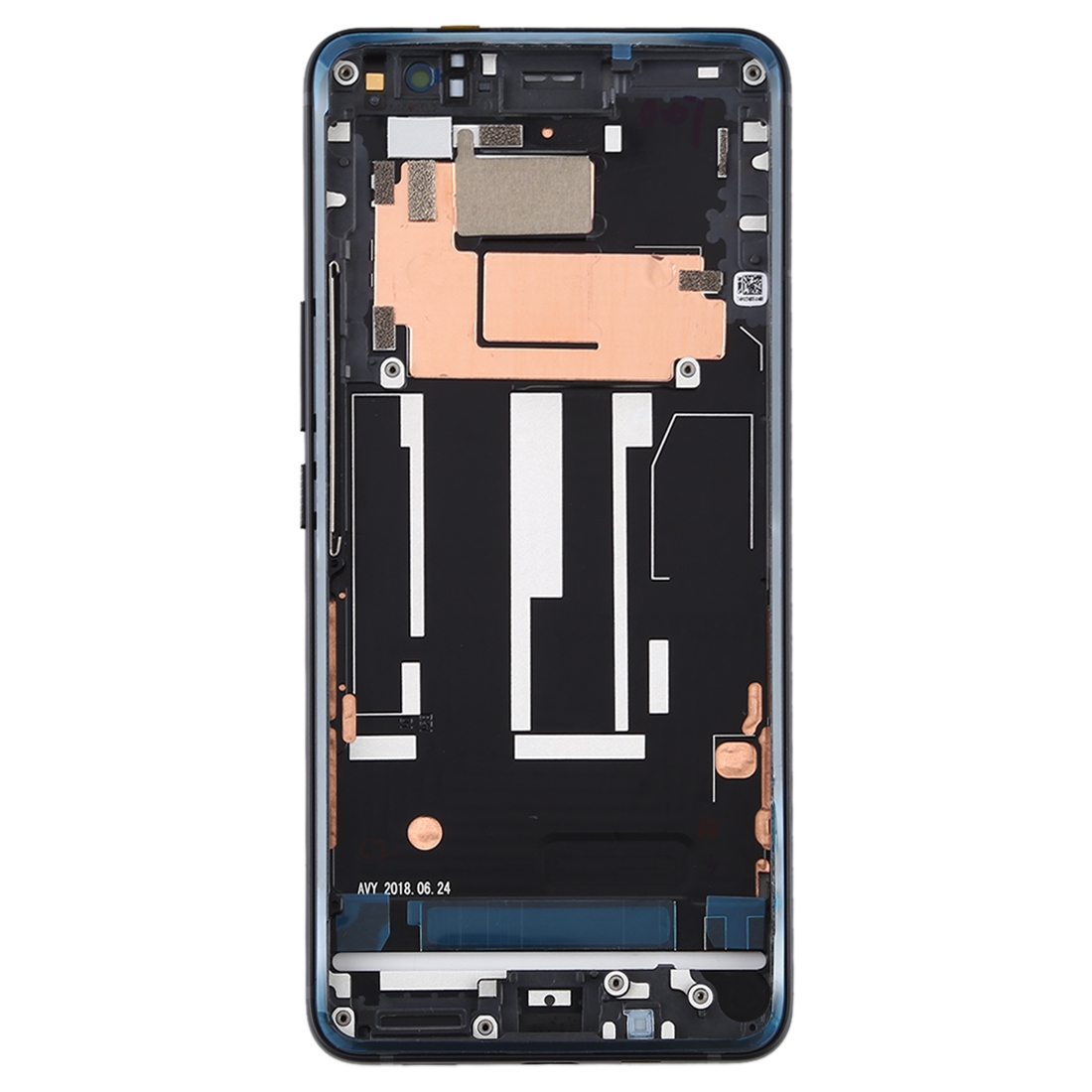 Tấm mép viền khung giữa cho HTC U11 + (màu đen) (zshs)