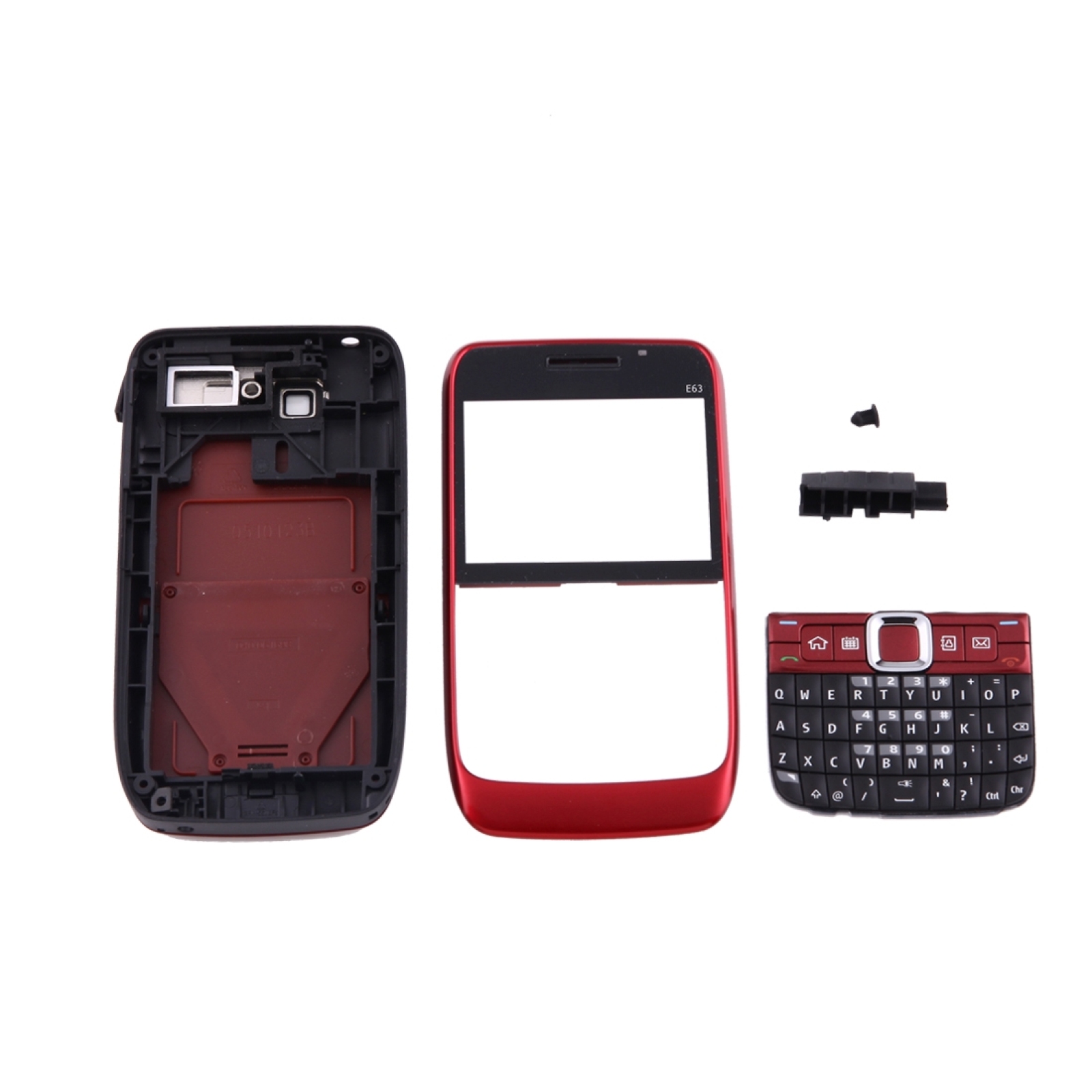 Repair Online [Đang Giảm Giá] Vỏ Bọc Đầy Đủ (Nắp Trước + Viền Khung Giữa + Nắp Sau + Bàn Phím) Cho Nokia E63