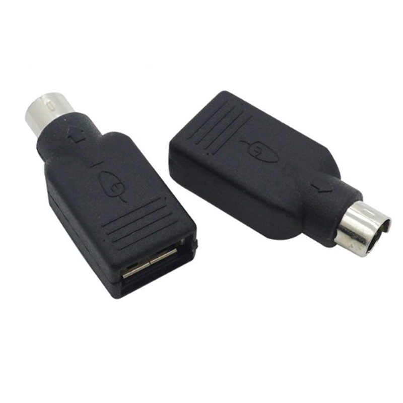 USB To PS2 Adapter Cable Round Head Mouse And Keyboard Interface Converter PS2 To USB Computer Cable Adapter. 