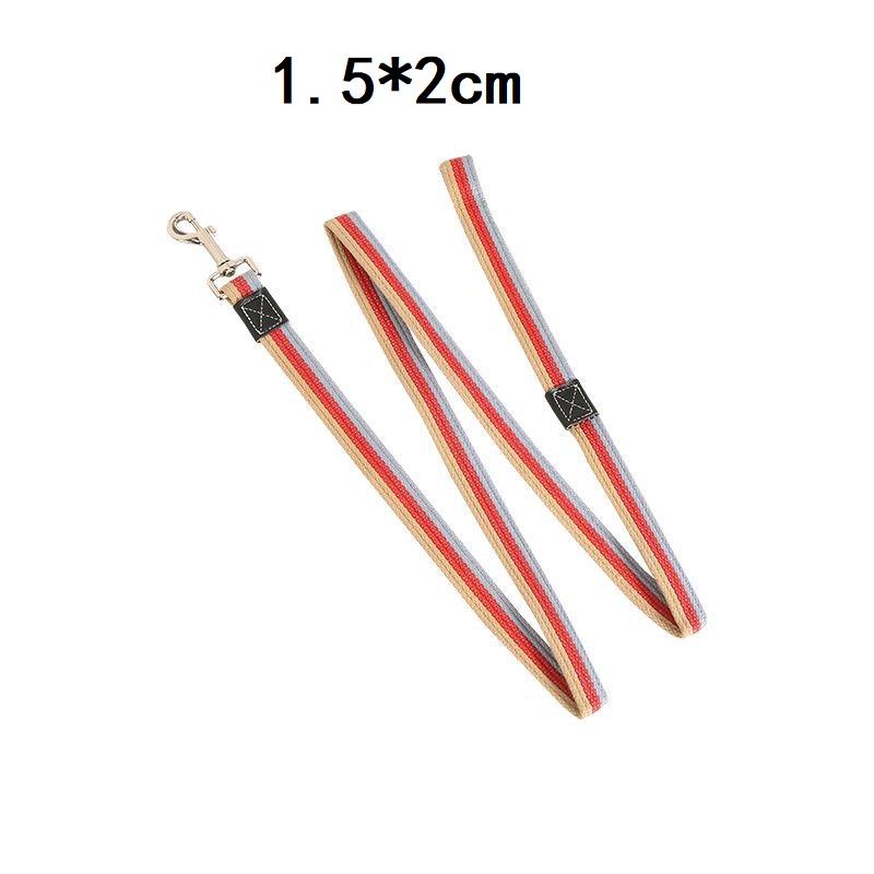 Pet Dog Leash Rope Walking Running Training Adjustable Canvas Medium Dogs Small Dogs Suit for Strap Dog Collar Canvas Traction Pet Supplies Leash Rope Dog Rope