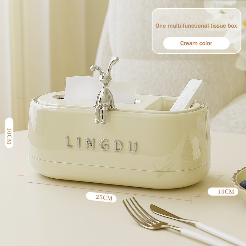 INS tissue box Little Rabbit decoration living room desktop drawer toilet tissue box