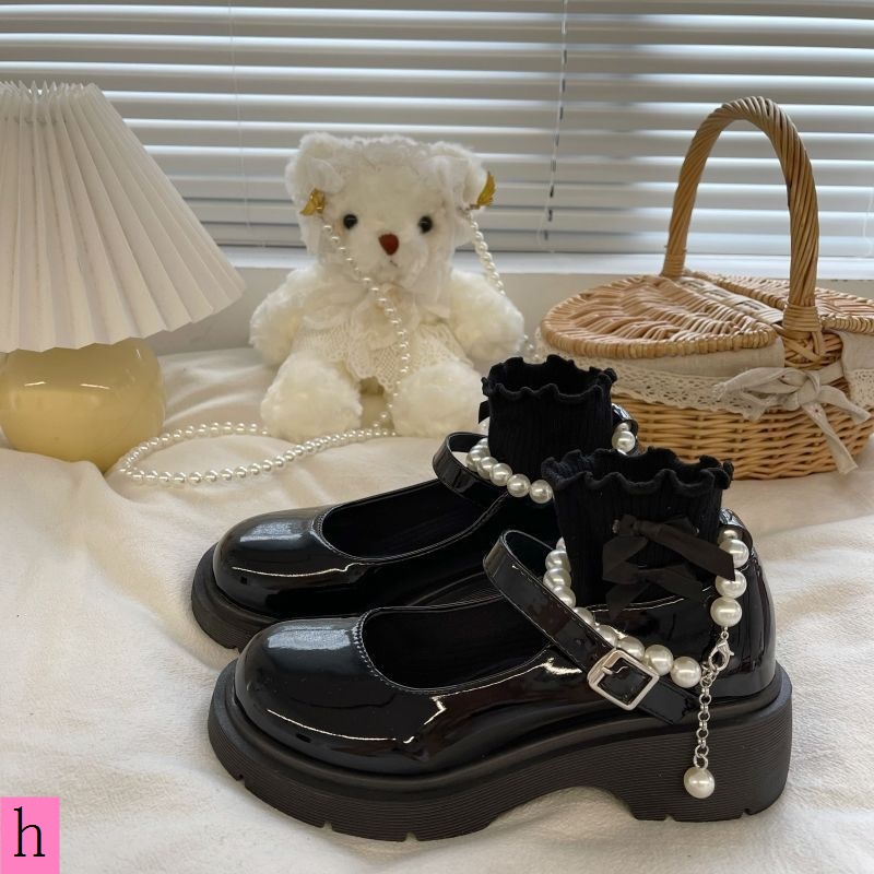 Giày mary jane Da Đế Dày size Lớn 35-44 41 Thời Trang Cho Nữ