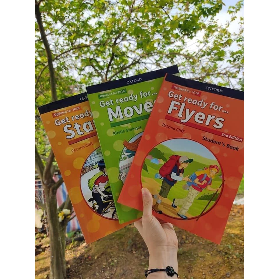 Bộ 3q - Full Colours - Get Ready for Starters, Movers, Flyers 2nd