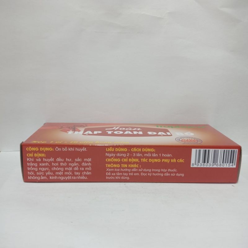Hoàn thập toàn đại bổ traphaco