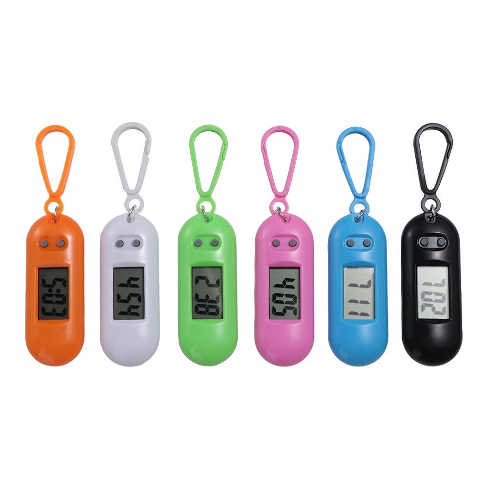 Study Pocket Watch Key Display Digital Electronic Clock Keychain Oval ...