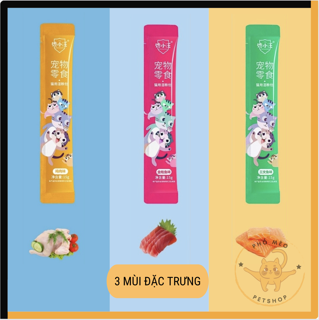 Súp thưởng Ciao Wang dành cho mèo 15g