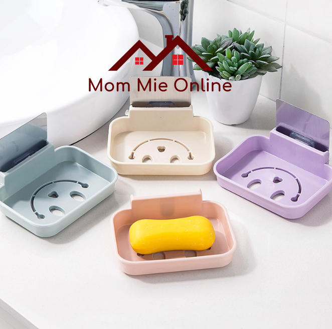 [HCM]Khay để xà bông dán tường hình mặt cười - J141