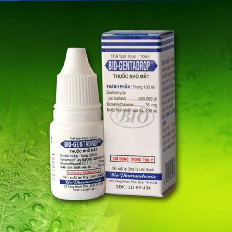 Nhỏ mắt Bio cho chó mèo