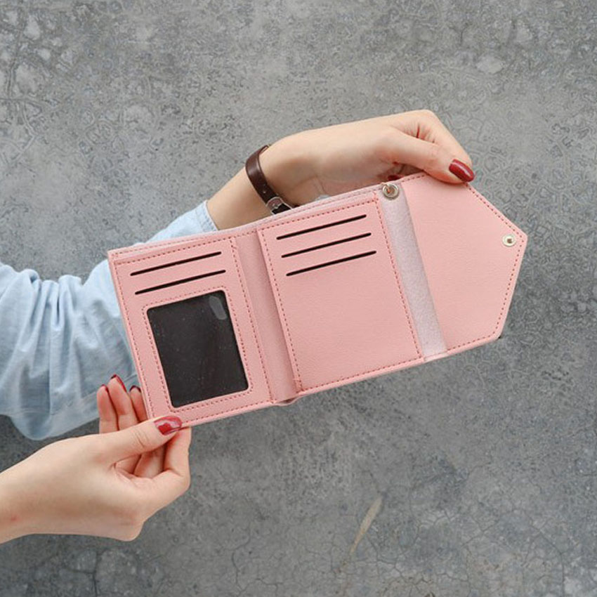 Ví bóp nữ mini tua rua hiện đại