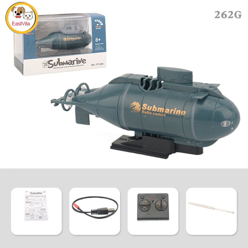 Wireless Remote Control Submarine Simulation 6 Channels Electric Remote Control Boat Speedboat Model Toys