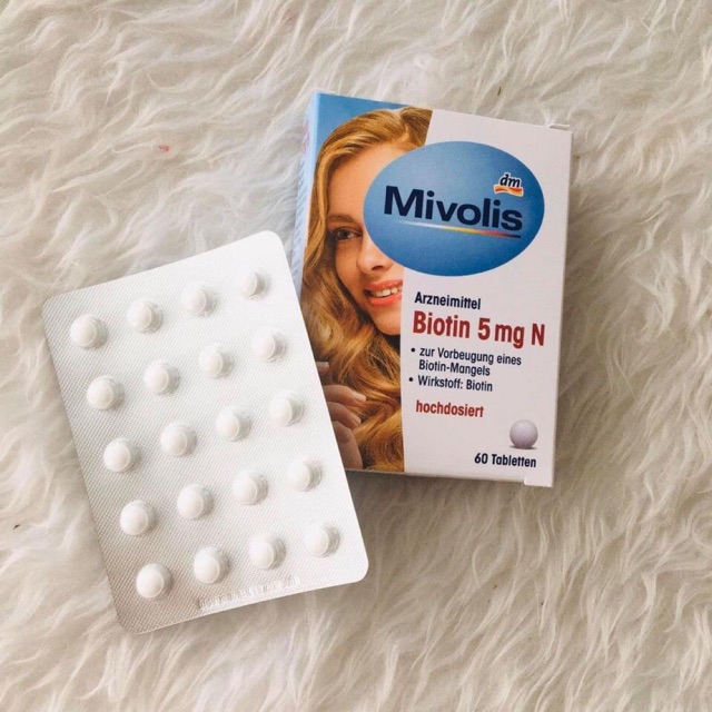 Viên uống đẹp da, tóc, móng Mivolis 60 viên