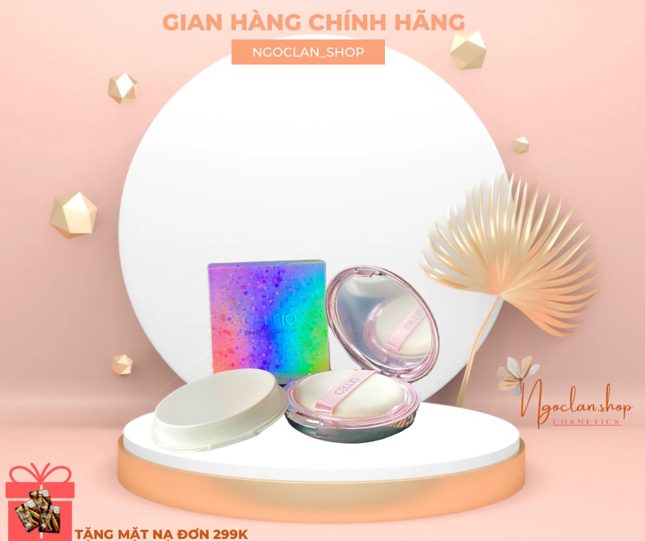 (Chính Hãng) phấn phủ siêu mịn cellio tặng kèm lõi - Hàn Quốc
