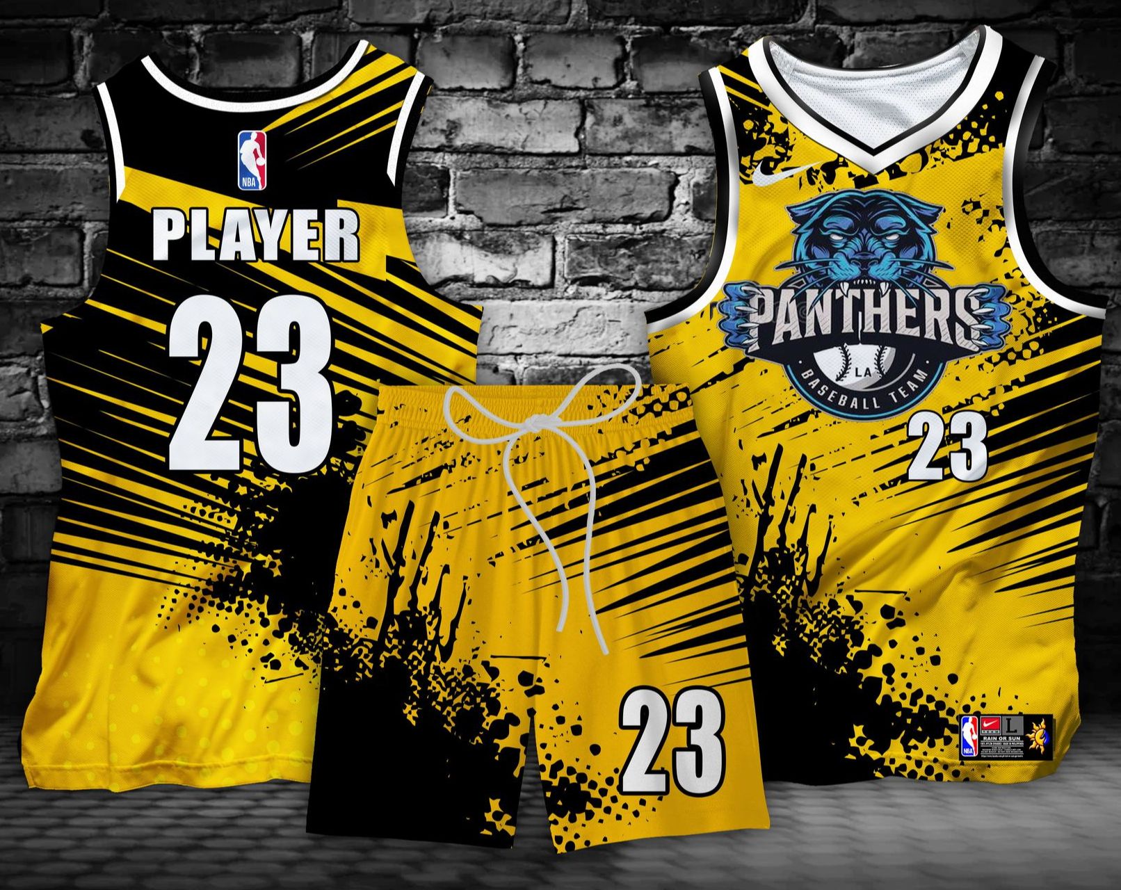 PANTHERS 01 YELLOW TERNO JERSEY FREE CUSTOMIZE OF NAME & NUMBER full sublimation high quality fabrics/ new trend jersey | Lazada PH