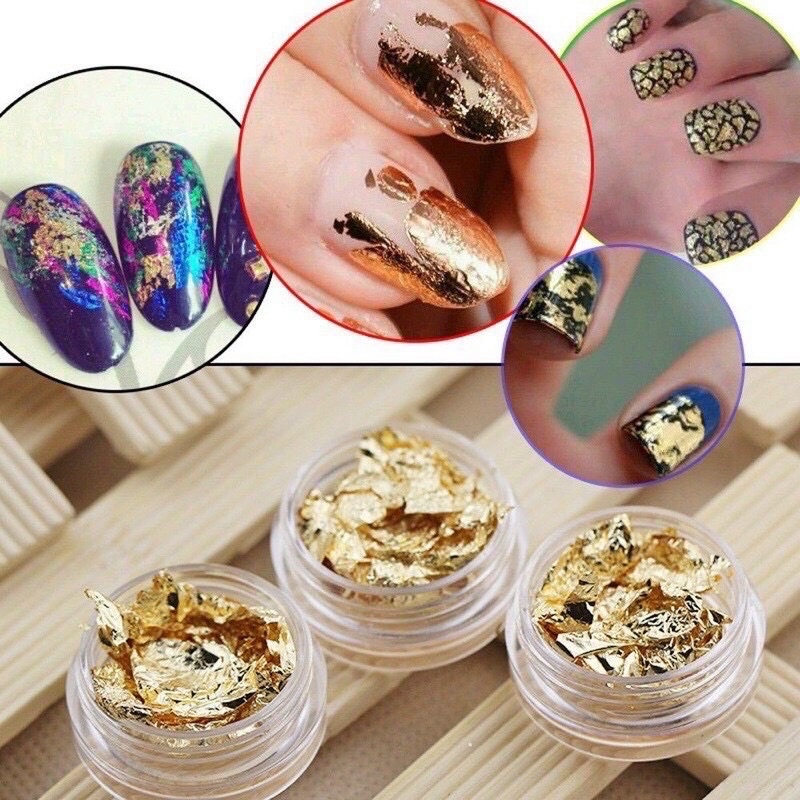 Sét giấy vàng bạc, Giấy Nhún Vàng Bạc Set 12 ô