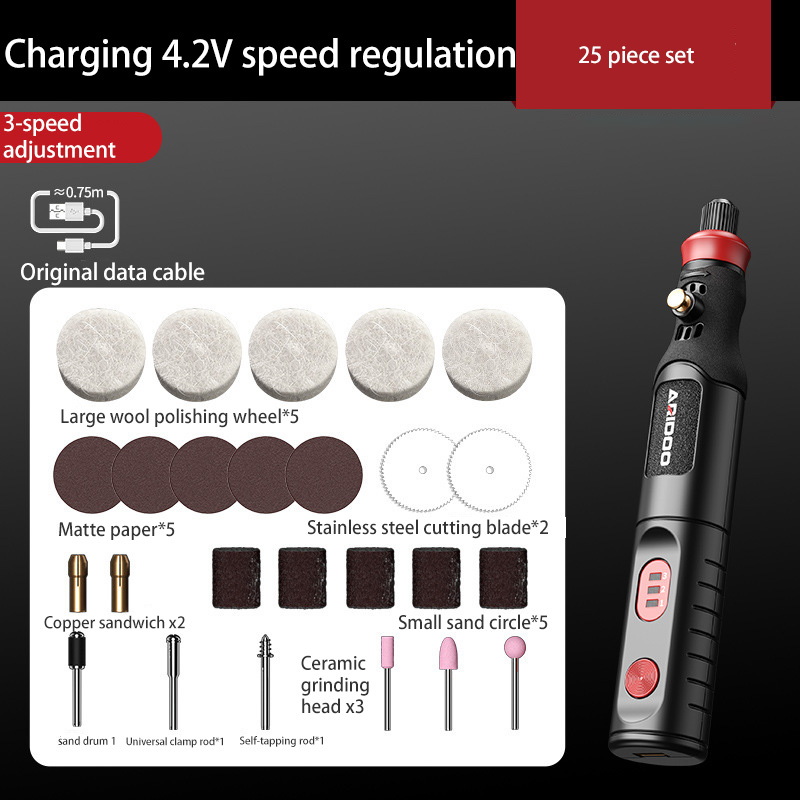NFA Electric grinder, small handheld polishing and polishing machine, electric carving tool, jade and wood carving small electric drill Hand grinder