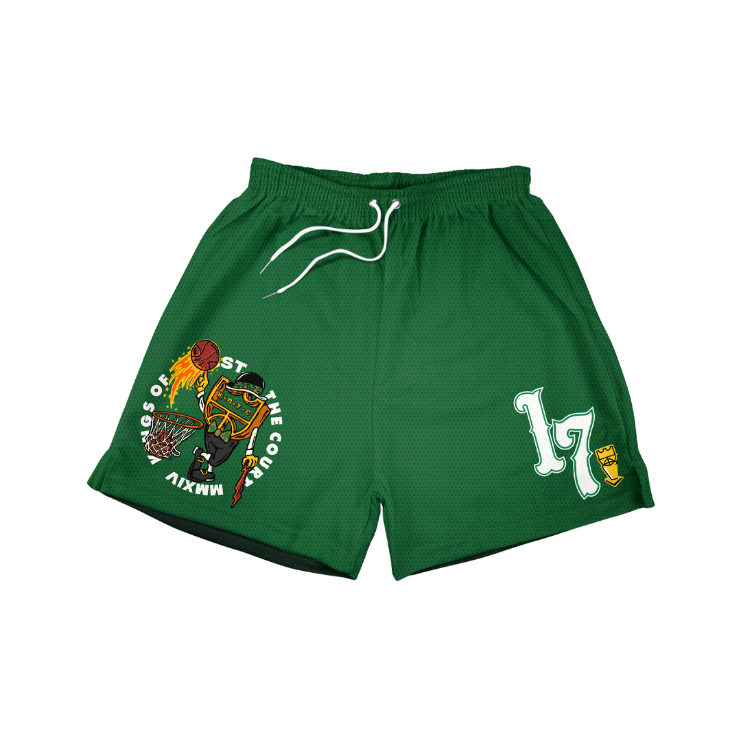 EL CHUY YK1K COLAB Basketball Shorts GREEN