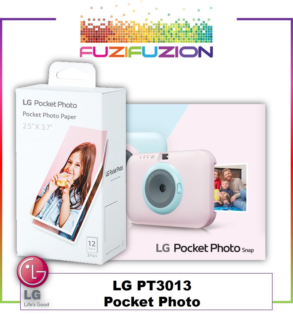 lg pocket photo snap paper