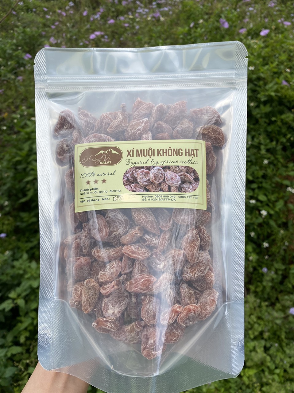 500G Xí muội đào bao tử chua ngọt