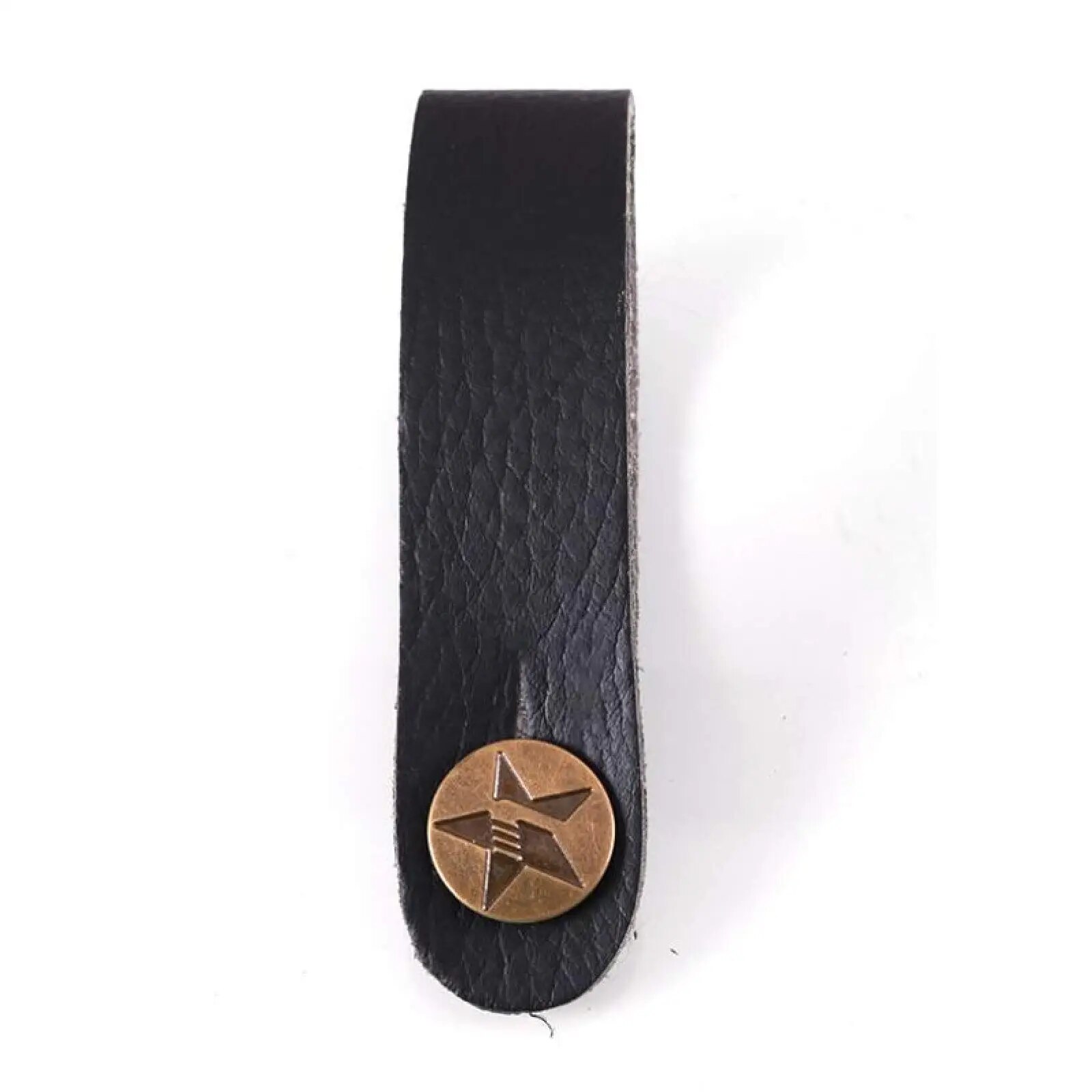 Miwaye Guitar Strap String, Black Leather Guitar Neck Strap Button, Acoustic Guitar Headstock Strap Tie, Strap Lock