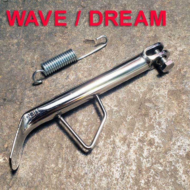 Chân chống nghiêng wave 100 | dream inox bọng mẫu k2