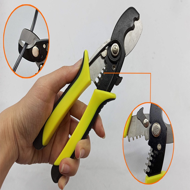 Kìm cắt và tuốt dây 7 inch 175mm