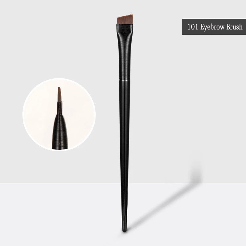 DORISNA 1pcs Eyebrow Eyeliner Brush Professional Small Angled Eyebrow Brush Brow Contour Fine Eyeliner Brush Makeup Tools