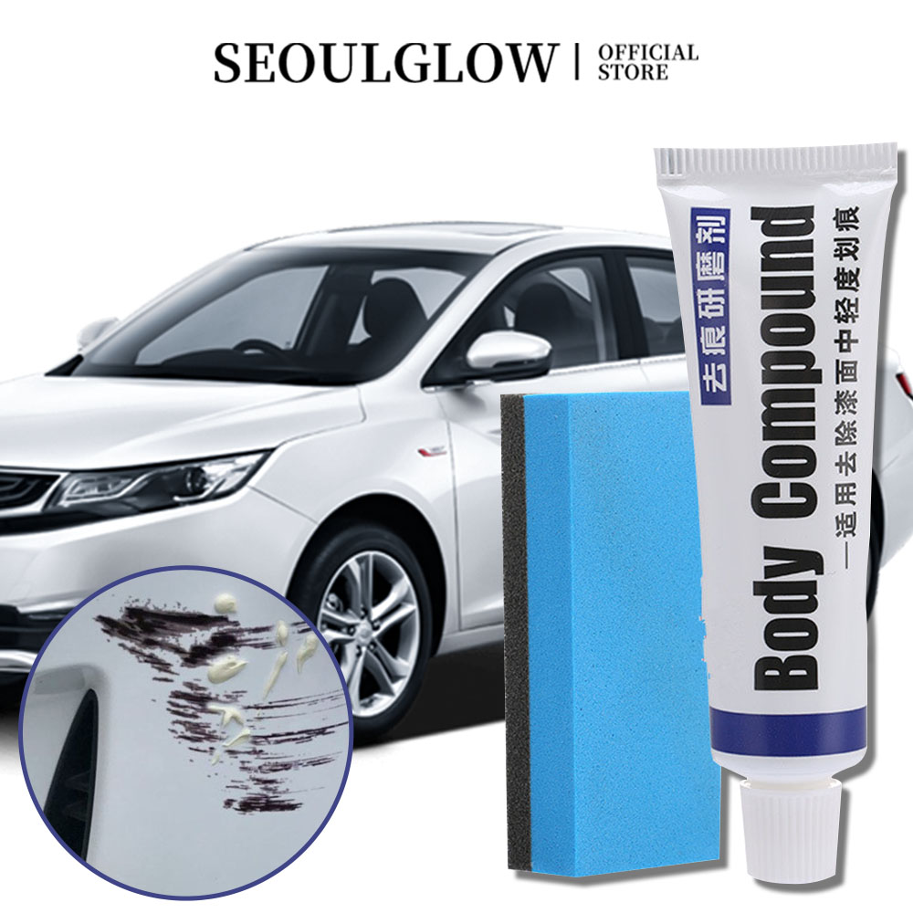 Bộ dụng cụ sửa chữa vết xước ô tô Bộ đánh bóng cơ thể Hợp chất mài dán Bộ chăm sóc sơn SEOULGLOW