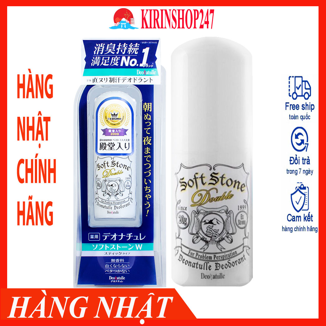 Lăn nách khử mùi đá khoáng Nhật Soft Stone Crystal